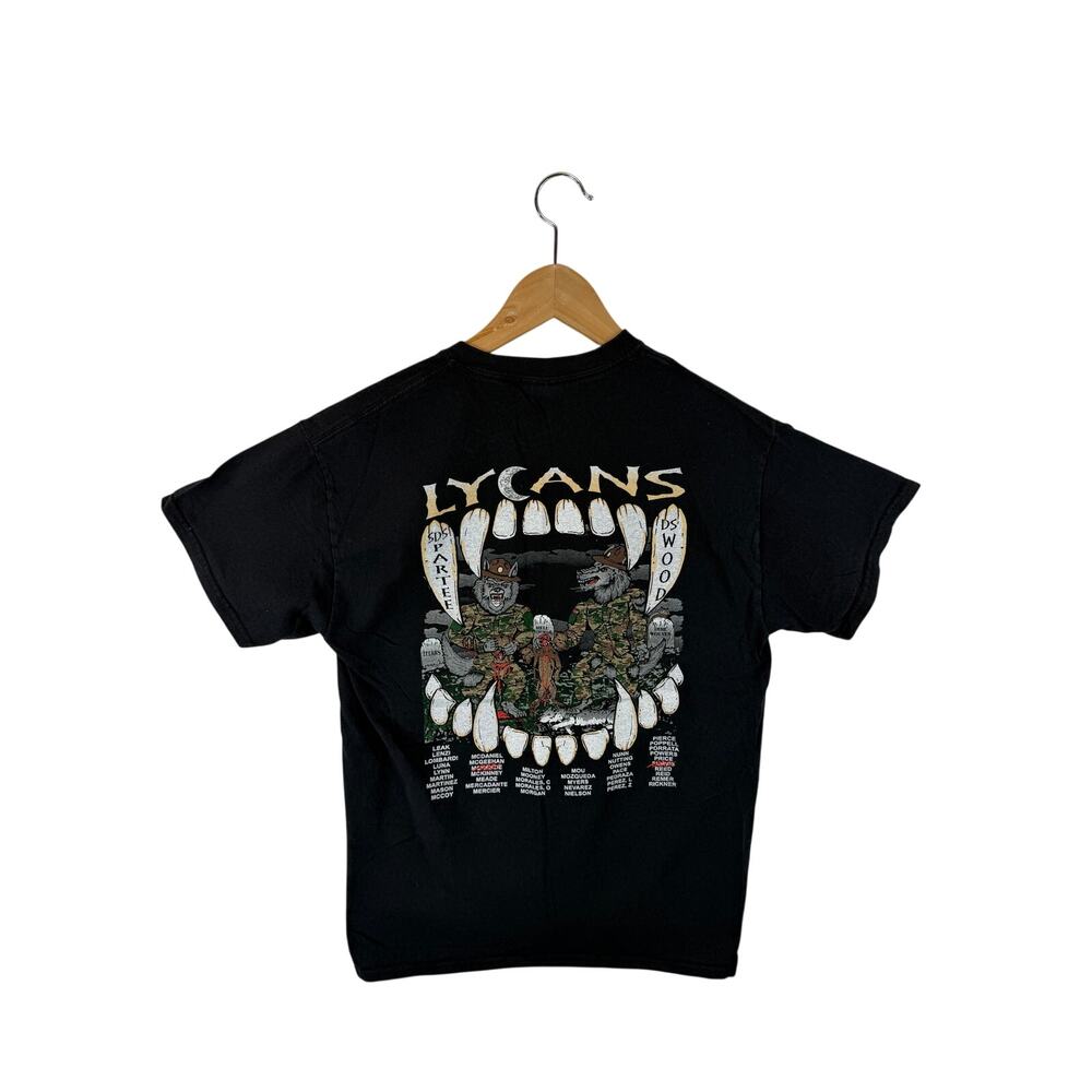 Lycans Charlie Company 2 DRAGOONS Graphic Tee Black Size Medium